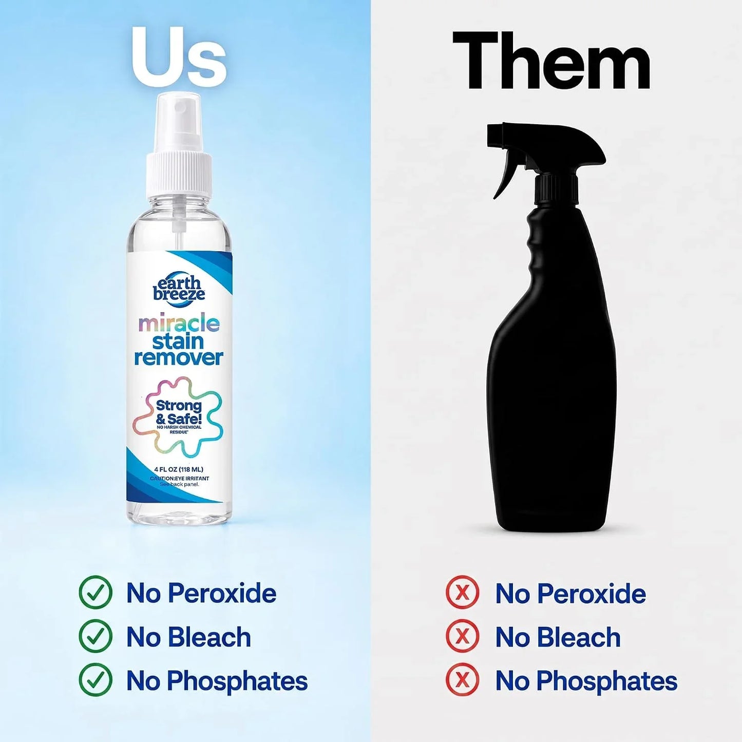 Earth Breeze Miracle Stain Remover Spray 4fl oz.