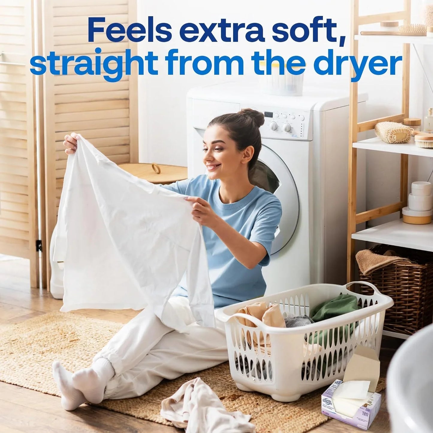 Earth Breeze Fabric Softener Dryer Sheets Lavender (2 Pack)
